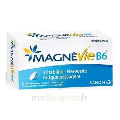 Magnevie B6 100 Mg/10 Mg Comprimés Pelliculés Plaq/60 à Pradines