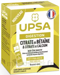 Upsa Citrate De Bétaïne & Citrate De Calcium Poudre 10 Sachets à Pradines