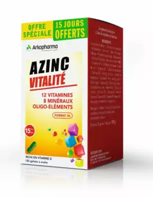 Azinc Forme Et Vitalite 120 + 30 (15 Jours Offerts) à Pradines